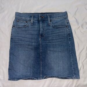 J. Crew Indigo Denim Skirt
